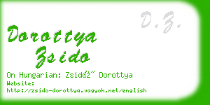 dorottya zsido business card